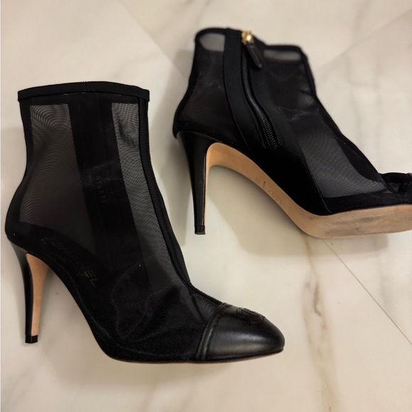 Chanel mesh booties, size 37 - Picture 1 of 6